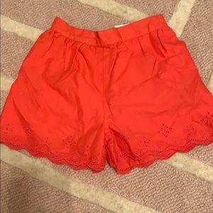 Eyelet shorts